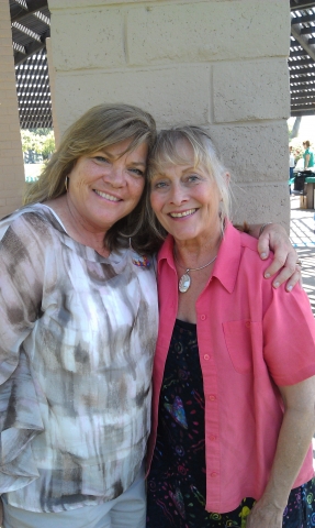 Sue Wright and Pam Schreck